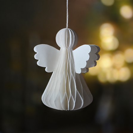Small Paper Angel Christmas Decoration
