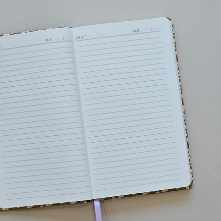 Soft Touch Lined Journal - Ochre Floral Soft Touch Lined Journal - Ochre Floral