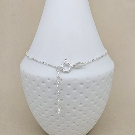 Sterling Silver Anklet With Butterfly Charm Sterling Silver Anklet With Butterfly Charm