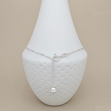 Sterling Silver Anklet With Charm Sterling Silver Anklet With Charm