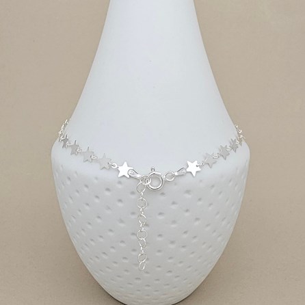 Sterling Silver Star Anklet Sterling Silver Star Anklet