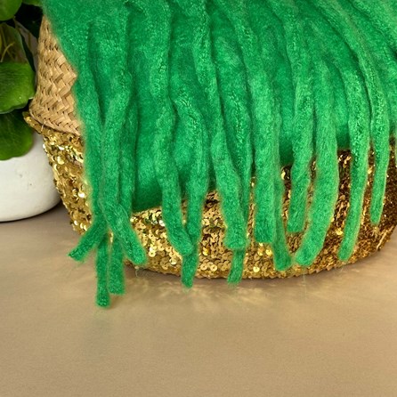 Super Soft Chunky Tassel Scarf in Green Super Soft Chunky Tassel Scarf in Green