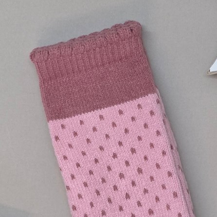 Super Soft Dotty Socks in Pink