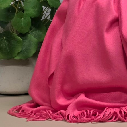 Super Soft Plain Pashmina Style Scarf in Candy Pink Super Soft Plain Pashmina Style Scarf in Candy Pink