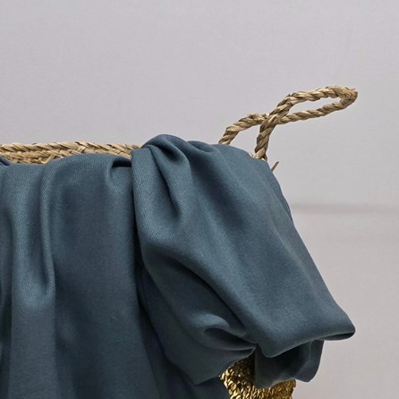 Super Soft Plain Pashmina Style Scarf in China Blue