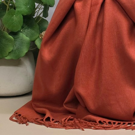 Super Soft Plain Pashmina Style Scarf in Cinnamon Super Soft Plain Pashmina Style Scarf in Cinnamon