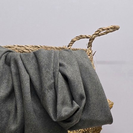 Super Soft Plain Pashmina Style Scarf in Granite Grey Super Soft Plain Pashmina Style Scarf in Granite Grey