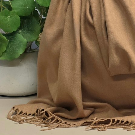 Super Soft Plain Pashmina Style Scarf in Mocha Mousse Super Soft Plain Pashmina Style Scarf in Mocha Mousse