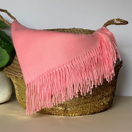 Super Soft Plain Pashmina Style Scarf in Baby Pink Super Soft Plain Pashmina Style Scarf in Baby Pink