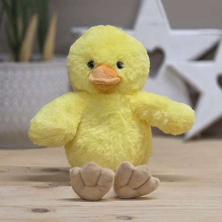 Tara The Plush Long Leg Yellow Chick Soft Toy