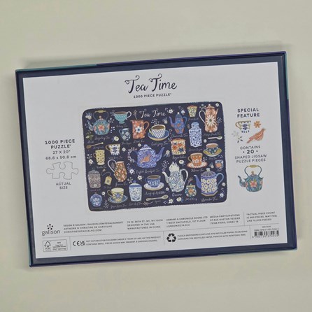 Tea Time 1000 Shaped Pieces Jigsaw Puzzle Tea Time 1000 Shaped Pieces Jigsaw Puzzle