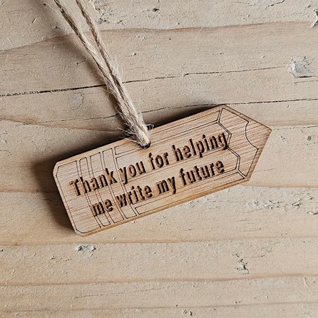 'Thank You For Helping Me' Teacher Decoration and Card 'Thank You For Helping Me' Teacher Decoration and Card