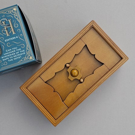 The Case Of The Treasury Safe Wooden Puzzle The Case Of The Treasury Safe Wooden Puzzle
