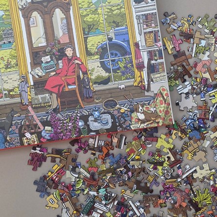 The World of Agatha Christie 1000-piece Jigsaw Puzzle The World of Agatha Christie 1000-piece Jigsaw Puzzle