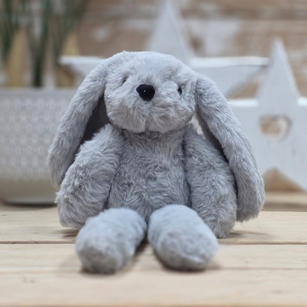 Theo The Long Leg Grey Bunny Soft Toy Theo The Long Leg Grey Bunny Soft Toy
