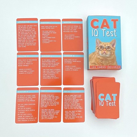 100 Cat I.Q. Test Cards 100 Cat I.Q. Test Cards