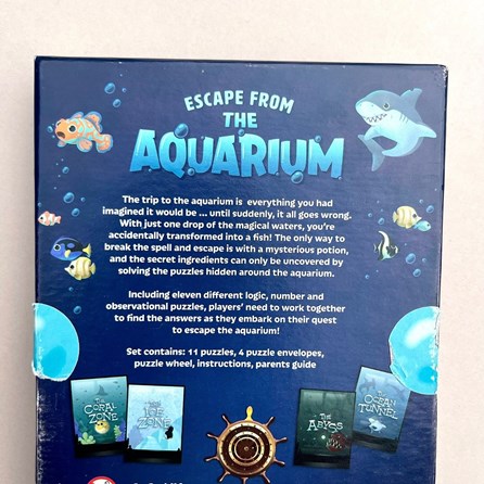 Children's Escape Room Game: Escape From The Aquarium Children's Escape Room Game: Escape From The Aquarium