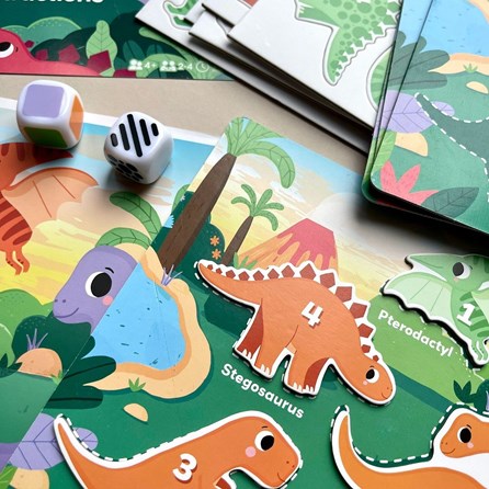 Rollasaurus Dinosaur Dice Matching Game Rollasaurus Dinosaur Dice Matching Game