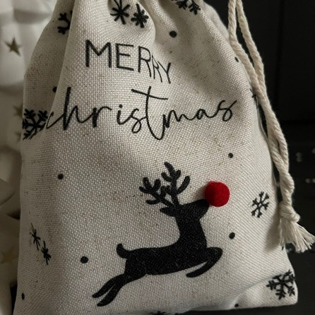 'Merry Christmas' Small Christmas Sack 'Merry Christmas' Small Christmas Sack