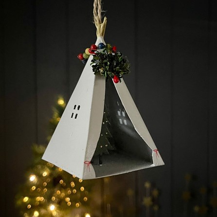 Christmas Tipi Hanging Christmas Decoration Christmas Tipi Hanging Christmas Decoration