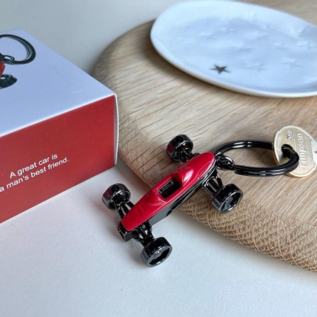 Racing Car Red Keyring Racing Car Red Keyring