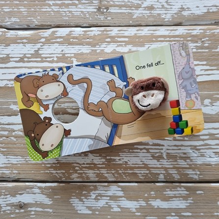 'Five Little Monkeys' Finger Puppet Book 'Five Little Monkeys' Finger Puppet Book