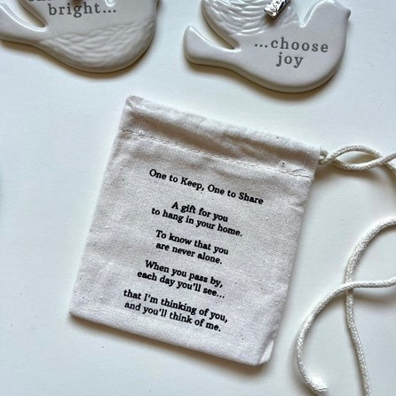 Hope One to Keep, One to Share Ornament Set Hope One to Keep, One to Share Ornament Set