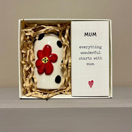 Ceramic Hanging Bell - Mum Ceramic Hanging Bell - Mum