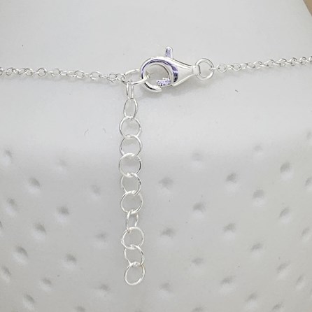 Sterling Silver Bead And Disc Anklet Sterling Silver Bead And Disc Anklet