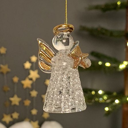 Hanging Fancy Dress Angel Decoration Large