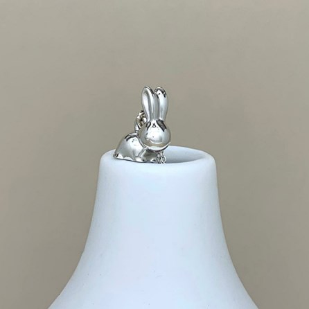 Personalised Sterling Silver Bunny Rabbit Necklace Personalised Sterling Silver Bunny Rabbit Necklace