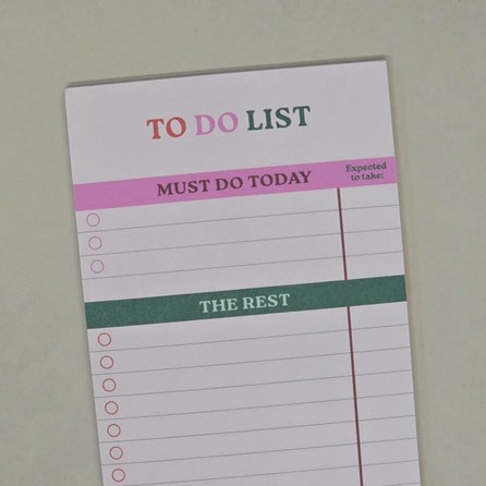 To Do List Pad - Work Hard, Play Nice