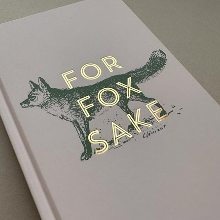 Vintage Sass Hardcover Journal - For Fox Sake Vintage Sass Hardcover Journal - For Fox Sake