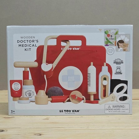 Vintage Wooden Doctor's Medical Kit