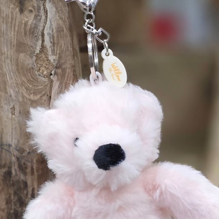 Willow The Plush Light Pink Teddy Bear Keyring Willow The Plush Light Pink Teddy Bear Keyring