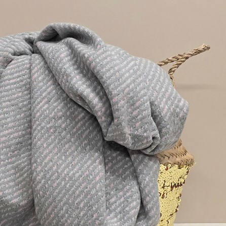 Winter Fleck Blanket Scarf in Grey Winter Fleck Blanket Scarf in Grey