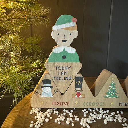 Wooden Advent Mood Calendar Wooden Advent Mood Calendar