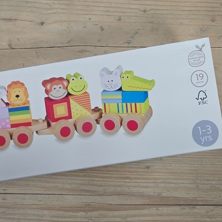 Wooden Animal Puzzle Train Wooden Animal Puzzle Train