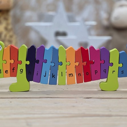 Wooden Crocodile Alphabet Puzzle Wooden Crocodile Alphabet Puzzle
