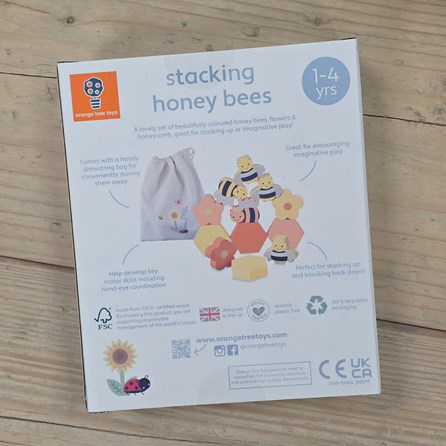 Wooden Stacking Honey Bees Wooden Stacking Honey Bees