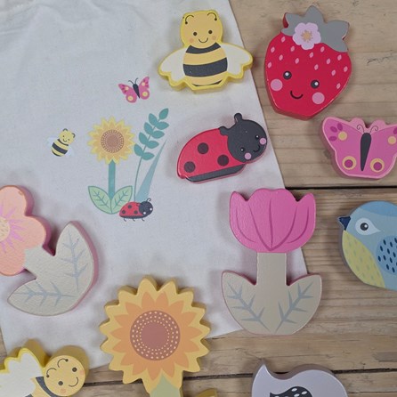 Wooden Stacking Spring Garden Wooden Stacking Spring Garden