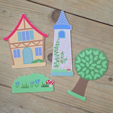 Wooden Table Top Theatre Set Wooden Table Top Theatre Set