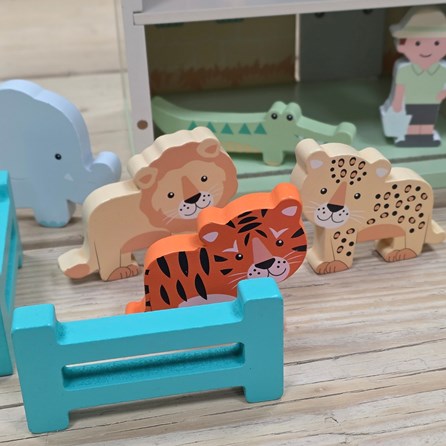 Wooden Zoo Play Set Wooden Zoo Play Set