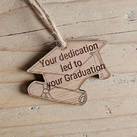 'Your Dedication...' Graduation Decoration and Card 'Your Dedication...' Graduation Decoration and Card