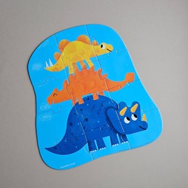 12pc Mini Jigsaw Puzzle - Dino Friends 12pc Mini Jigsaw Puzzle - Dino Friends
