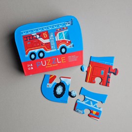 12pc Mini Jigsaw Puzzle - Fire Truck 12pc Mini Jigsaw Puzzle - Fire Truck