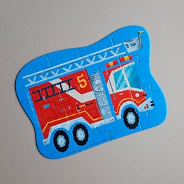 12pc Mini Jigsaw Puzzle - Fire Truck 12pc Mini Jigsaw Puzzle - Fire Truck