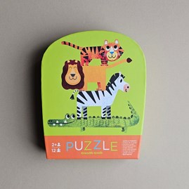 12pc Mini Jigsaw Puzzle - Jungle Friends 12pc Mini Jigsaw Puzzle - Jungle Friends
