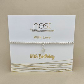 '18th Birthday' Beaded Charm Bracelet '18th Birthday' Beaded Charm Bracelet