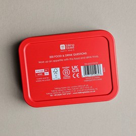 200 Food & Drink Quiz Questions in a Tin 200 Food & Drink Quiz Questions in a Tin
